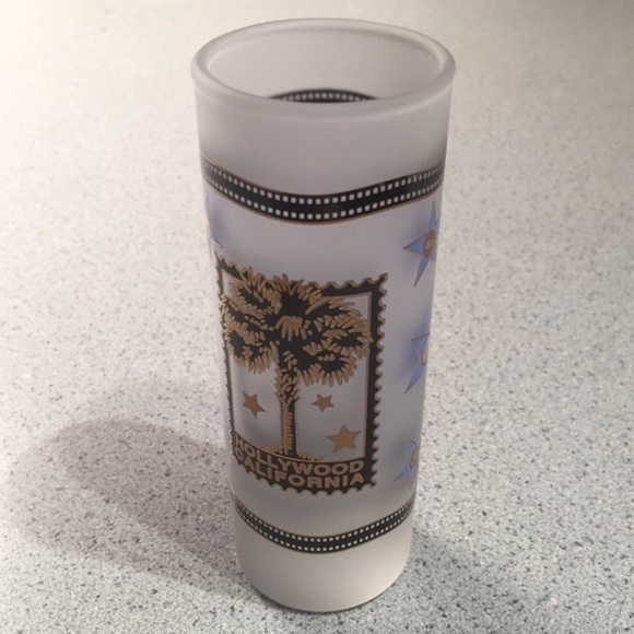 NEW Vintage Hollywood California Frosted 2 oz Tall Shooter Shot Glass - Picture 13 of 14